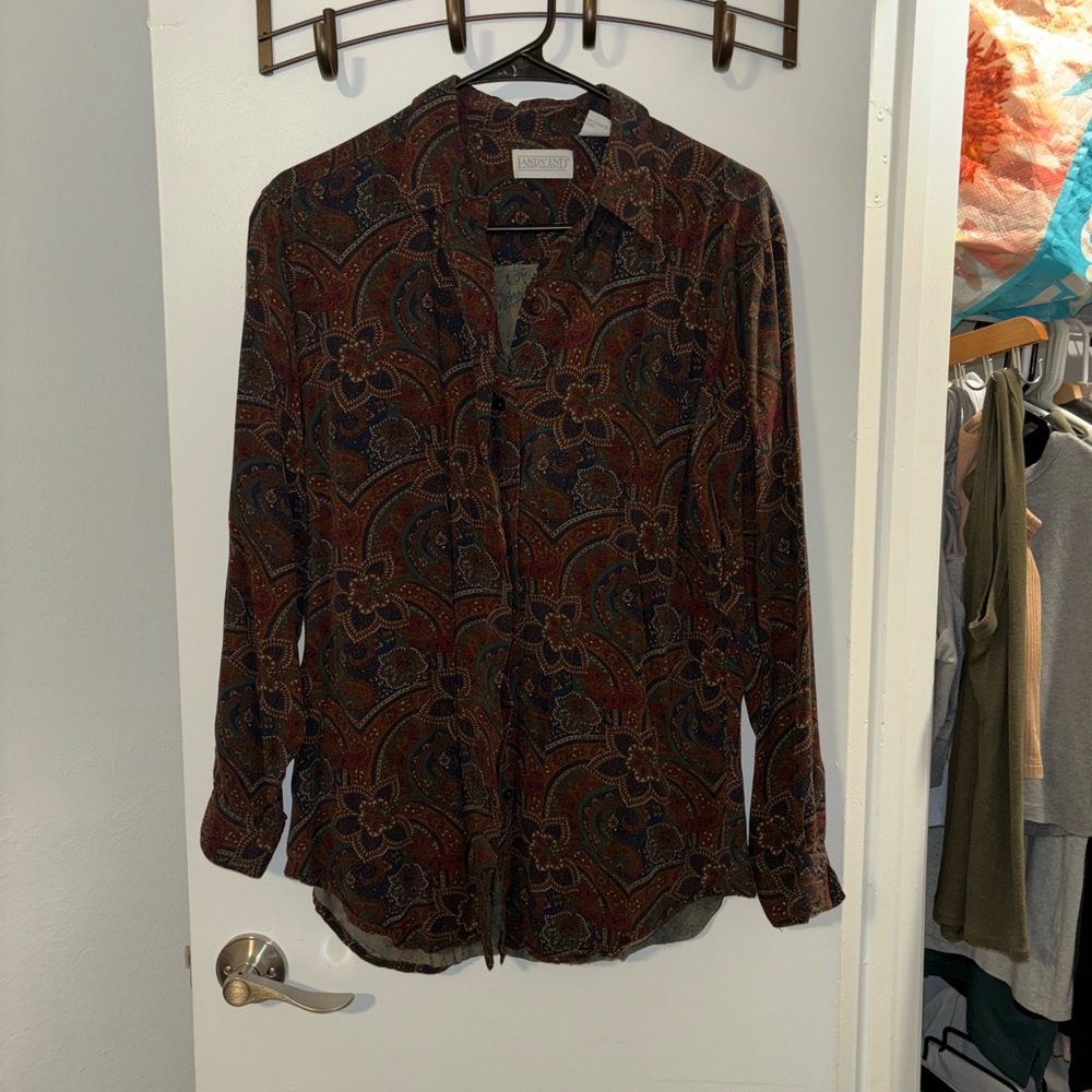 Vintage Lands End button down size 10